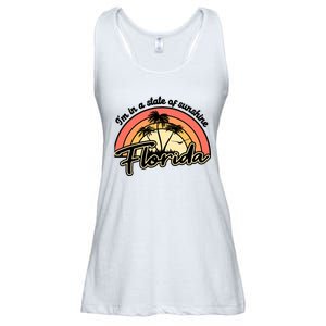 I'm In A State Of Sunshine Florida Beach Sun Ladies Essential Flowy Tank