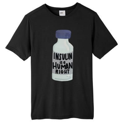 Insulin Is A Hu Right Diabetes Awareness Insulin Medicine Gift Tall Fusion ChromaSoft Performance T-Shirt