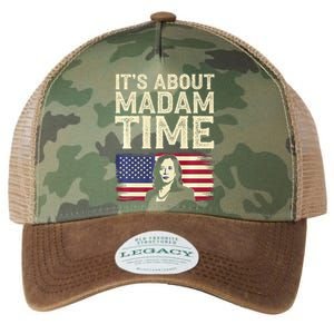 ItS Is About Madam Time Funny Kamala Harris Legacy Tie Dye Trucker Hat