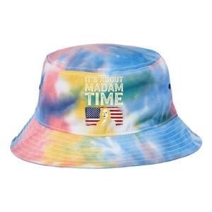 ItS Is About Madam Time Funny Kamala Harris Tie Dye Newport Bucket Hat