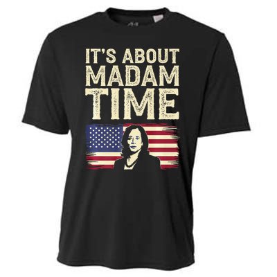 ItS Is About Madam Time Funny Kamala Harris Cooling Performance Crew T-Shirt