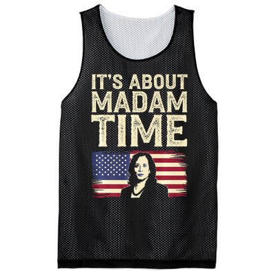 ItS Is About Madam Time Funny Kamala Harris Mesh Reversible Basketball Jersey Tank