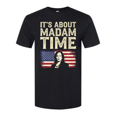 ItS Is About Madam Time Funny Kamala Harris Softstyle CVC T-Shirt