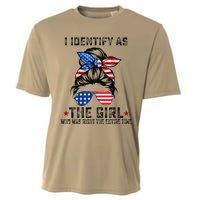 I Identify As The Girl Who Was Right The Entire Time Gift Cooling Performance Crew T-Shirt