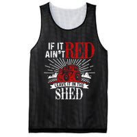 If It Ain't Red Leave It In The Shed Funny Farming Gift Mesh Reversible Basketball Jersey Tank