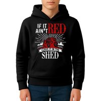 If It Ain't Red Leave It In The Shed Funny Farming Gift Kids Hoodie