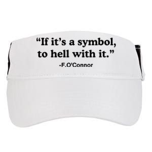 If ItS A Symbol To Hell With It Adult Drive Performance Visor