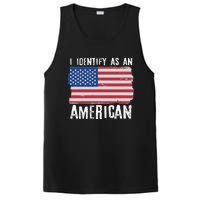 I Identify As An American Proud US American PosiCharge Competitor Tank