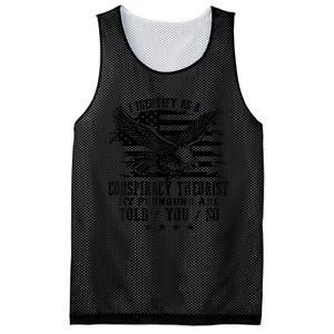 I Identify as a Conspiracy Theorist Pronouns Are Told You So Mesh Reversible Basketball Jersey Tank