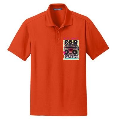 If It AinT R And B It AinT No Music 80s 90s Oldschool Graffiti Gift Dry Zone Grid Polo