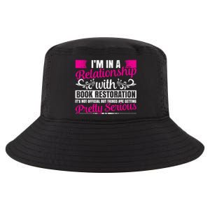 I'm In A Relationship With Book Restoration Gift Cool Gift Cool Comfort Performance Bucket Hat