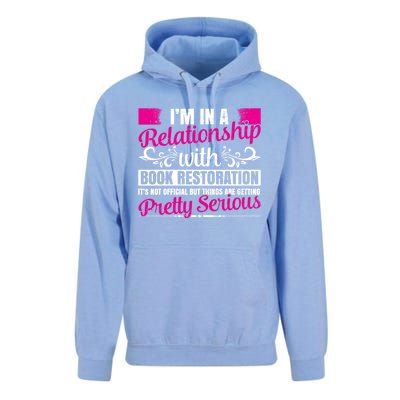 I'm In A Relationship With Book Restoration Gift Cool Gift Unisex Surf Hoodie