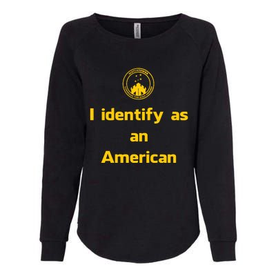 I Identify As An American Watchtower Command The High Ground Womens California Wash Sweatshirt