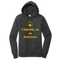 I Identify As An American Watchtower Command The High Ground Women's Pullover Hoodie