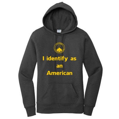 I Identify As An American Watchtower Command The High Ground Women's Pullover Hoodie