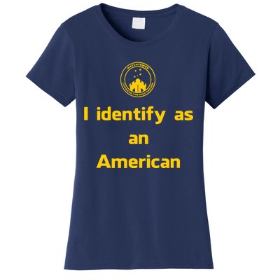 I Identify As An American Watchtower Command The High Ground Women's T-Shirt