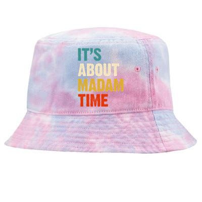 ItS Is About Madam Time Tie-Dyed Bucket Hat