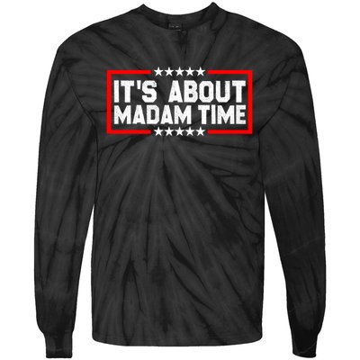 ItS Is About Madam Time Tie-Dye Long Sleeve Shirt