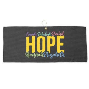 Ivf Infertility Awareness Hope Christian Gift Large Microfiber Waffle Golf Towel