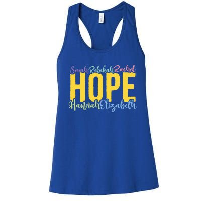 Ivf Infertility Awareness Hope Christian Gift Women's Racerback Tank