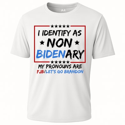 I Identify As Non Bidenary My Pronouns Are Fjb Lets Go Brandon Performance Shirt