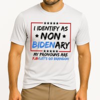 I Identify As Non Bidenary My Pronouns Are Fjb Lets Go Brandon Performance Shirt