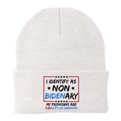 I Identify As Non Bidenary My Pronouns Are Fjb Lets Go Brandon Beanie