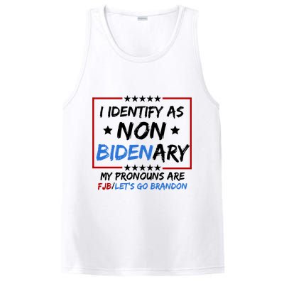 I Identify As Non Bidenary My Pronouns Are Fjb Lets Go Brandon PosiCharge Competitor Tank