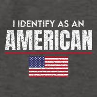 I Identify As An American No Identity Politics USA Flag Vector Backpack