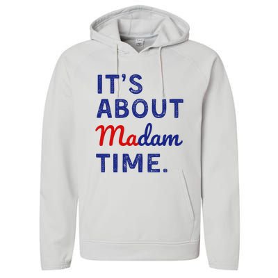 ItS Is About Madam Time Performance Fleece Hoodie