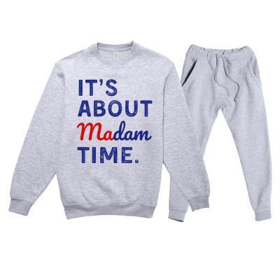 ItS Is About Madam Time Premium Crewneck Sweatsuit Set