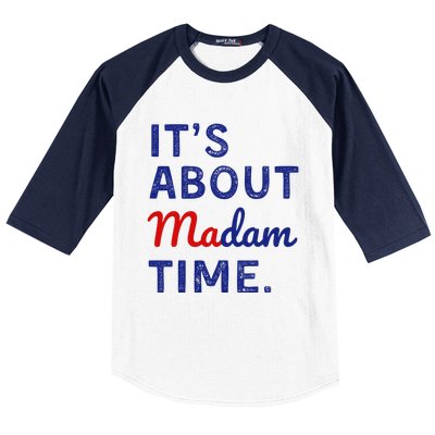 ItS Is About Madam Time Baseball Sleeve Shirt