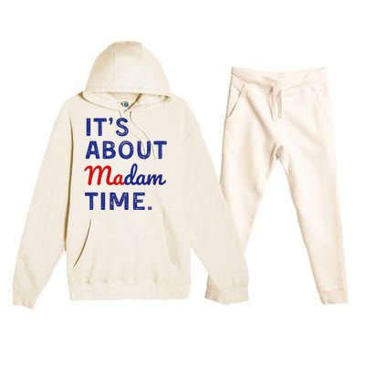 ItS Is About Madam Time Premium Hooded Sweatsuit Set