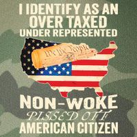 I Identify As An Over Taxed Under Represented Nonwoke Pissed Off Amer Legacy Tie Dye Trucker Hat