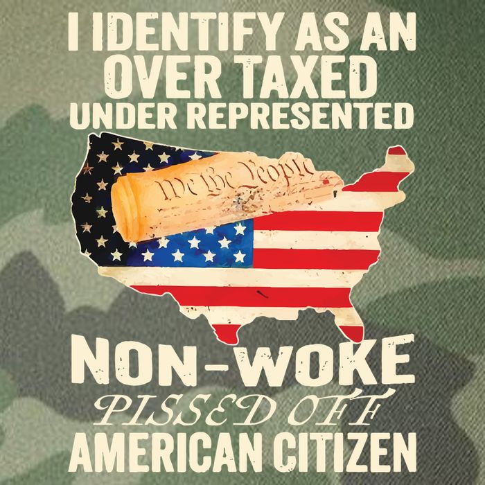 I Identify As An Over Taxed Under Represented Nonwoke Pissed Off Amer Legacy Tie Dye Trucker Hat