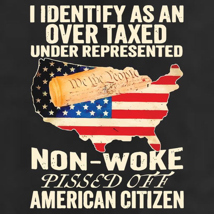 I Identify As An Over Taxed Under Represented Nonwoke Pissed Off Amer Garment-Dyed Fleece Hoodie