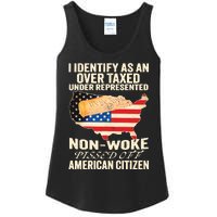 I Identify As An Over Taxed Under Represented Nonwoke Pissed Off Amer Ladies Essential Tank