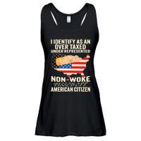 I Identify As An Over Taxed Under Represented Nonwoke Pissed Off Amer Ladies Essential Flowy Tank