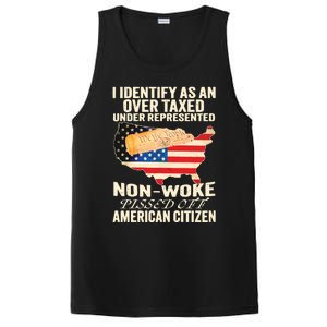 I Identify As An Over Taxed Under Represented Nonwoke Pissed Off Amer PosiCharge Competitor Tank