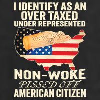 I Identify As An Over Taxed Under Represented Nonwoke Pissed Off Amer Microfiber Hand Towel