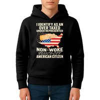 I Identify As An Over Taxed Under Represented Nonwoke Pissed Off Amer Kids Hoodie