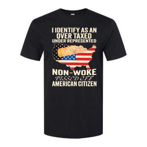 I Identify As An Over Taxed Under Represented Nonwoke Pissed Off Amer Softstyle CVC T-Shirt