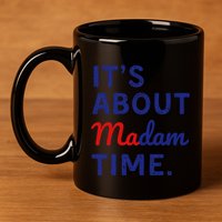 ItS Is About Madam Time Gift 11oz C Handle Ceramic Mug