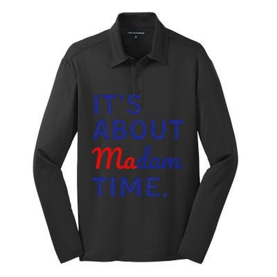 ItS Is About Madam Time Gift Silk Touch Performance Long Sleeve Polo