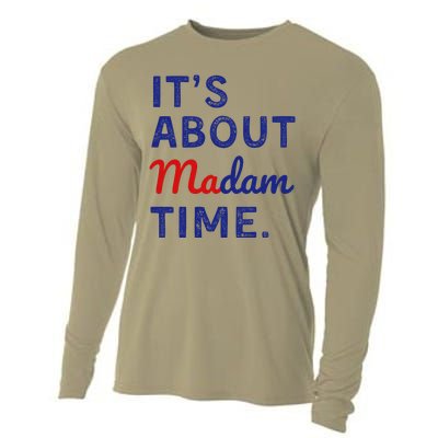 ItS Is About Madam Time Gift Cooling Performance Long Sleeve Crew