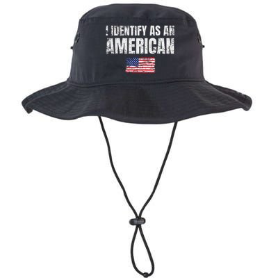 I Identify As An American Usa Patriotic Pride Legacy Cool Fit Booney Bucket Hat