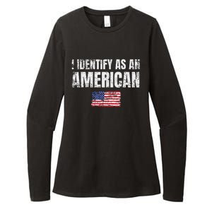 I Identify As An American Usa Patriotic Pride Womens CVC Long Sleeve Shirt