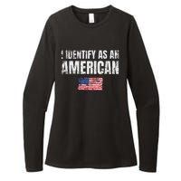 I Identify As An American Usa Patriotic Pride Womens CVC Long Sleeve Shirt