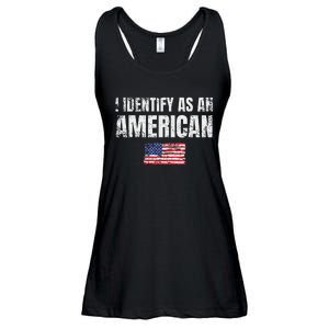 I Identify As An American Usa Patriotic Pride Ladies Essential Flowy Tank