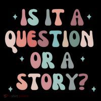 Is It A Question Or A Story Full-Length Apron With Pockets